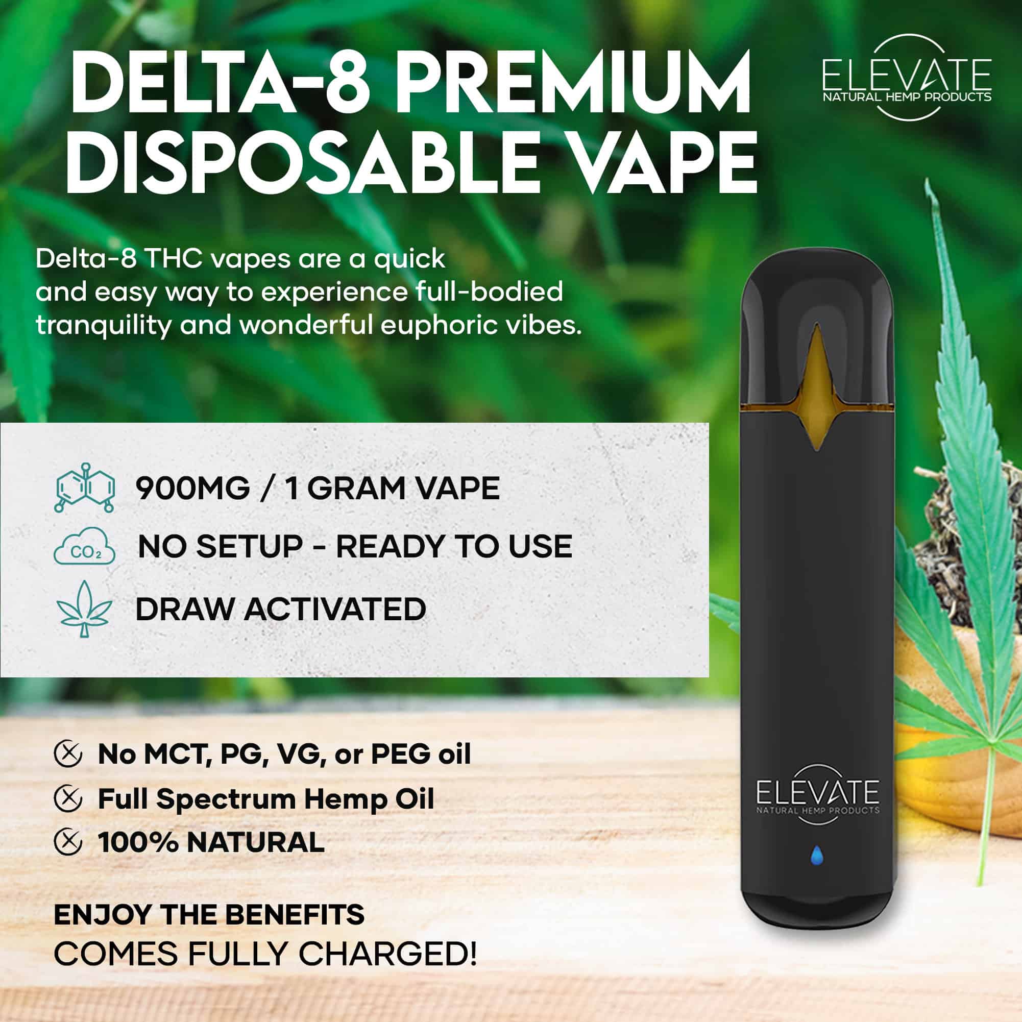 Delta 8 Disposable Vape - Blackberry Kush - Image 3